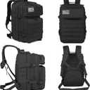 QT&QY 45L Military Tactical Backpacks Molle Army Assault Pack 3 Day Bug Out Bag Hiking Treeking Rucksack