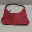 Suede Shoulder Bag for Women Suede Purse Boho Bags Slouchy Tote Bag Satchels Trendy Crescent Crossbody Bag Handbag (Burgundy)