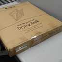 Whitmor MDF, Wood, Steel Wall Mounted Drying Rack for Storage, White