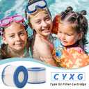 2 x Pool Filter Cartridges Pool Filters, Cartridge for Above Ground Pool Filter, Cartridge Accessory for Use in 300 Gallon Easy Set Pool Filter Pump (2 Pack, Type S1)