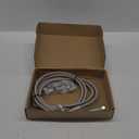 52" 6AN SS Braided Transmission Cooler Hose Lines,for Chevy Ford Mopar GM GMC Buick Cadillac Cars and Trucks Replace 700R4/ TH350/ TH400/ NP-700RTL
