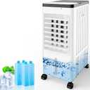Portable Air Conditioner for Room, 2025 Upgraded 3-IN-1 Air Conditioners, Cool Up To 26FT Portable Air Conditioners, 1-7H Timer Air Cooler Powerful Wind For Room Office