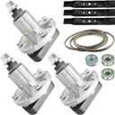 48 Inch Deck Rebuild Kit Replace for John Deere L120 L130, with 3 Spindles GY20050 GY20785, 3 Blades GX20250 GY20568, 1 Idler GY22082 GY20629, 2 Idlers GY20067 GY22172, 1 Belt GX20305 GY20571 with 139