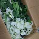 1 Pack 5ft Artificial Wisteria Tree, Tall Faux Flowering Plant, White