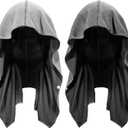 Sukeen Cooling Hoodie Towel for Men, Quick Drying Cooling Towels for Neck and Face, Cooling Head Towels Stay Chill Towel, Sport Workout Cooling Neck Wrap for Hot Weather (Dark Grey)