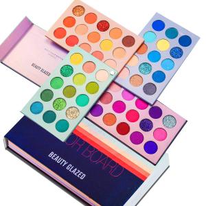 Color Board Eyeshadow Palette - Colorful Rainbow Bright Eyeshadow Palette, Natural Powder Eye Shadow Palette Makeup - Waterproof, Blendable, Long-Lasting - Cruelty-Free