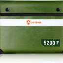 Upgraded Fireproof Document Bag 5200F -Heat Insulated, Water Fire Proof Bag with Zipper, 8 Layers of Functional Materials, 14.2 X 11 Fire Proof Money Bags for Cash, Important Documents and Valuables