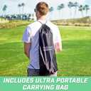 GoSports Ladder Toss Game Set - Includes 6 Soft Rubber Bolo Balls and Travel Carrying Case - Classic