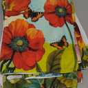 Tudomro 6 Pcs Christmas Oil Painting Flowers Kitchen Towels Floral Themed Dish Christmas Cloth Hand Tea Towels Housewarming Gift for Home for Kitchen