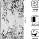 Giwawa Grey Eucalyptus Hand Towels Set of 2 Sage Leaves Soft Absorbent Small Bath Towel Kitchen Dish Guest Towel for Bathroom Hotel Gym Spa