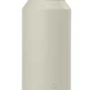 ZULU Powerfill Pro 40oz Stainless Steel Water Bottle with Quick Fill Lid, Triple Walled Vacuum Insulated Metal, Leak Proof Locking Lid, Sip and Chug, Reusable BPA Free, Ash