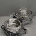 Secura Electric Food Steamer, Vegetable Double Tiered Stackable Baskets with Timer 1200W Fast Heating Stainless Steel Digital Steamer 8.5 Quart