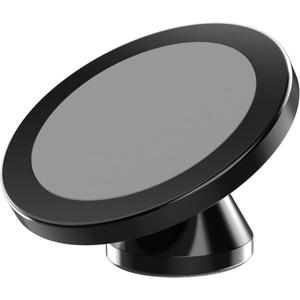 Magnetic Phone Holder for Car, [ 2 Groups Super Strong Magnet ] [ 360 Rotation ] Universal Dashboard Car Mount Holder Compatible with All Smartphones (Black)