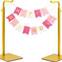 2 Pack Purse Holder Handbag Display Stand: Gold Hanger Rack for Bags, Purses, and Wreath, Adjustable Hook Stand for Tabletop, Closet, and Retail Use for Vendors