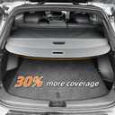 Retractable Cargo Cover for Chevrolet Equinox EV 2024 2025 2026 Security Shade Tonneau Cover Anti-Peeping Luggage Privacy Screen Black(Not for Equinox)
