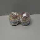 2 x 8pcs Stacking Cups for Rabbits, Different Sizes Stack up Bunny Snack Cups Multi-Colored Reusable Plastic Bunny Nesting Toys Stackable for Small Animals Guinea Pig Pet Hiding Food and Playing