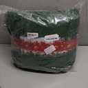 5 Pack 250FT Christmas Green Garland Flower for Christmas and Non-Lit Soft Holiday Decor for Outdoor Indoor Artificial Twist Greenery Garland Home Artificial Wedding Party Decoration