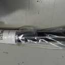Ivilon Tension Curtain Rod - Spring Tension Rod for Windows or Shower, 24 to 36 Inch. Black