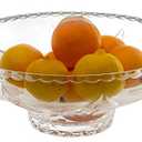 Amlong Crystal Crystal Fruit Bowl, 12.5 inch Diameter