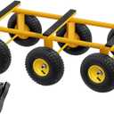 6 Wheel All Terrain Dolly, Furniture Dolly 1500 Lbs Capacity, 35" x 18"