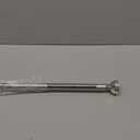 TEECK Shower Curtain Rod, 32-79 inch Adjustable Tension Spring, 1 Inch Shower Curtain Rod Tension, Anti-Slip, Rust-Proof, No Drilling, for Bathroom, silver