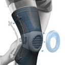 NEENCA Professional Knee Brace for Pain Relief, Medical Knee Compression Sleeve, Knee Support with Horizontal Knit Tech for Meniscus Tear, ACL, Arthritis, Joint Pain, Runner, Workout, Size: Medium