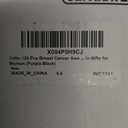 Crtiin 120 Pcs Breast Cancer Awareness Silicone Key Chain Bulk Pink Purple Ribbon Keychain Gifts for Women