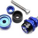 Motorcycle Swing Arm Spools Sliders, CNC Swing Arm Stand Screw, Swingarm Stand Paddock Compatible for Suzuki GSXR1000 GSXR1300 GSXR600 GSXR750 GSXR 125 GSXR 150 (Red)