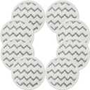 Eifrthe 3897a Rotating Mop Pads for Bissell Spin-Wave SmartSteam Scrubbing Steam Mop 3897A 3712 3712W, Model No 1641112,8 Pack