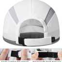 GADIEMKENSD Reflective Folding Outdoor Hat Unstructured Design UPF 50+ Sun Protection Sport Hats for Womens and Mens