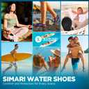 SIMARI Water Shoes for Women Men Swim Aqua Socks Beach Pool Essentials Barefoot Surf River Boat Kayak Sea Yoga Sand Exercise Sport Accessories Breathable Quick-Dry Adult Youth Kid Size SWS001