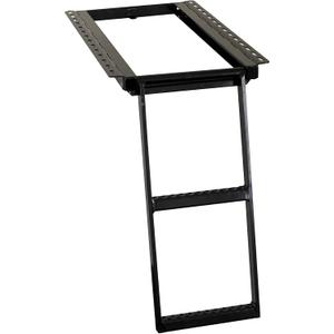 Buyers Products 5232000 Black 2-Rung Retractable Truck Step