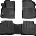 Wailtnb-Car Floor Mats for Chevrolet Malibu 2016-2025 All Weather Floor Mats for Chevy Malibu Car Mats TPE Waterproof Full Set Car Accessories Black 2025