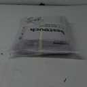 BESTOUCH Duvet Cover Set 100% Washed Cotton Linen Feel Super Soft Comfortable Chic Lightweight 3 PCs Home Bedding Set Solid Taro Purple Full/Double (Full (80" x 90"))