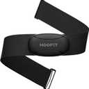 moofit HR8 Heart Rate Monitor Chest Strap, Low Energy Real-Time Heart Rate Data Bluetooth 5.0/ANT+, Longer Communication Range, IP67 Waterproof, Compatible with iOS/Android Apps, Gym Equipment, Black