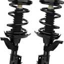 AUTOSAVER88 Front Complete Strut Compatible with 2001-2005 Civic 1.7L & 1.3L, 2001-2003 EL, Shocks Absorber Springs Assembly 2 pcs