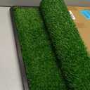 Dog Grass Pad with Tray,30x20 in Dogs Potty Tray with 2-Pack Upgraded Replacement Artificial Grass,Dog Litter Box for Pet Training,Indoor Portable Pottys Pet Toilet