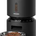 PETLIBRO Automatic Cat Feeder, Automatic Dog Food Dispenser with Freshness Preservation, Timed Pet Feeders for Dry Food, Up to 50 Portions 6 Meals Per Day, Granary Black (3L-Basic)
