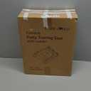 3-in-1 Toddler Potty Training Toilet Seat with Ladder | Foldable Toilet Potty Training Seat with Step Stool Ladder | 5-Level Adjustable Height | Soft Cushion, Splash Guard & Anti Slip Pad (Gray)