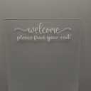 Wedding Seating Chart Board Display 24x18 Welcome Please Find Your Seat Acrylic Table Seating Chart Board for Wedding Reception Display(Clear)