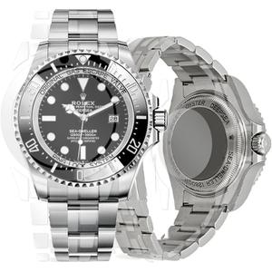 skoko Full Body Protection Film Compatible with Rolex Sea Dweller Deepsea 44mm (1.73inch), Screen & Body Protector, Clear Skin