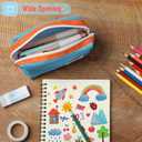 Mr. Pen- Mesh Pencil Case, Blue, Mesh Zipper Pouch Bags with Zipper Pouches for Organization, Cosmetic Bag, Purse Pouch