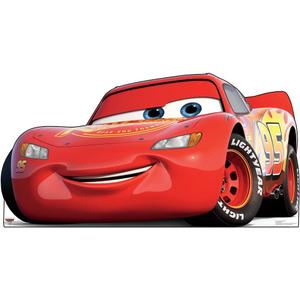 Cardboard People Lightning McQueen Cardboard Cutout - Cars 3, One Size