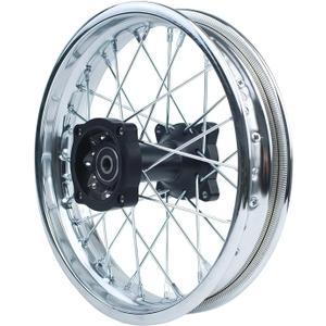 Wheel Rim Hub Compatible for 70CC 90CC 110CC 125CC 140CC 150CC 160CC Off Road Motocross Pit Dirt Rocket Bike (Silver, 80/100-12" 12mm)