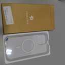 Miracase iPhone 13 Pro Max Glass Case - 2023 Upgrade Full-Body Clear Bumper with Magnetic Ring and 9H Screen Protector