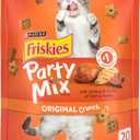 Purina Friskies Cat Treats, Party Mix Original Crunch - 20 oz. Pouch (EXP 08/31/26)