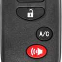 Smart Key for Toyota Prius, Alliskeys Proximity Smart Key Fob Replacement Compatible with Toyota Prius 2010-2015 HYQ14ACX 271451-5290 89904-47350 (Black)