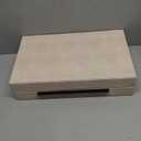 Decorative Boxes with Lids, Set of 3 Faux Leather Decorative Box, Large Modern Nesting Storage Decorative Boxes with Lids for Home Decor, Jewelry Boxes, Photo Boxes, Organizer Box (Ivory)