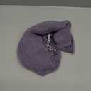 Soft Toilet Seat Cover - Plush & Thick Fabric Toilet Seat Warmer for Round & Elongated 14x18" Toilet Seats - Reusable, Machine-Washable, Easy-Install - Gift-Ready Packaging - Purple Ash