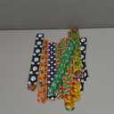 Deekin 48 Pcs Sports Party Favors Slap Bracelets Football Baseball Soccer Snap Bracelet Bands Slap Bands Colorful Decorations for Kids Birthday Party Supplies, 8.8 x 1.2 Inch